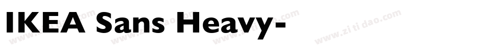 IKEA Sans Heavy字体转换